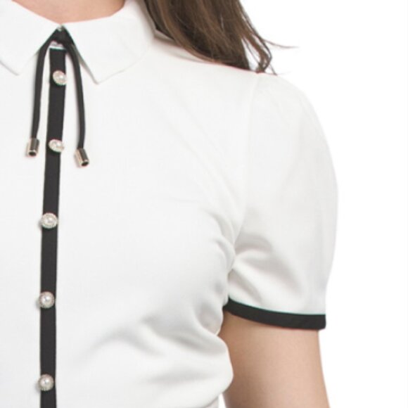 KARL LAGERFELD Color Block Mini Dress - Picture 3 of 3